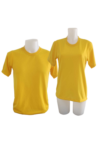 Plain T-Shirt Cotton Jersey Sunny Yellow
