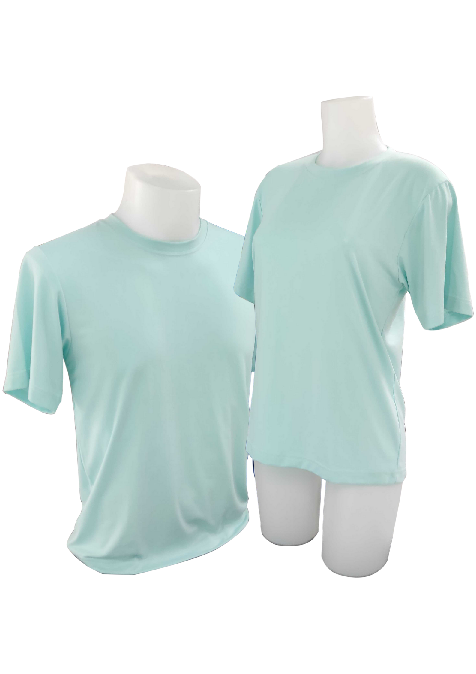 Plain T-Shirt Cotton Spandex Mint Green