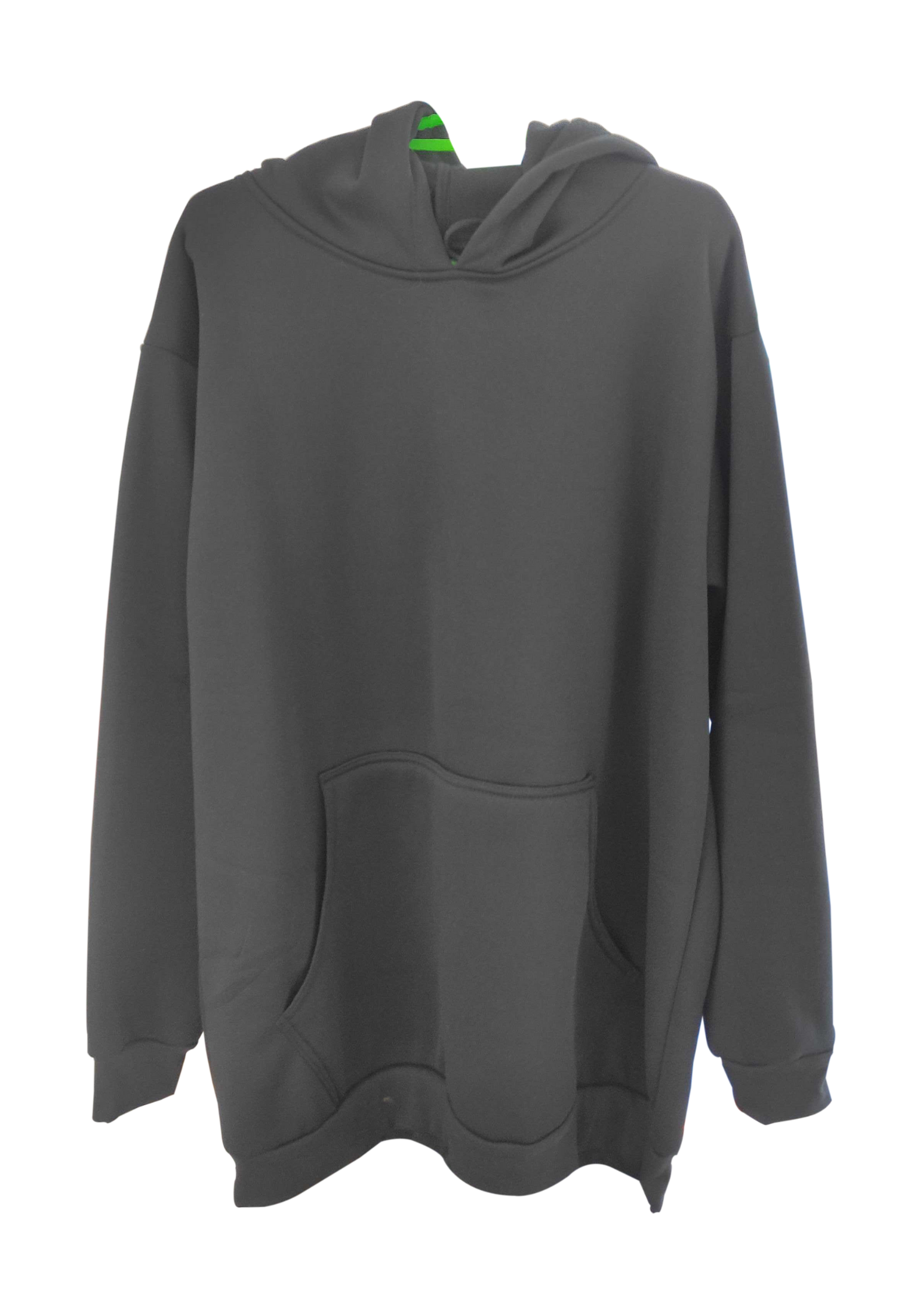 Cotton Brush Hoodie Jacket Black