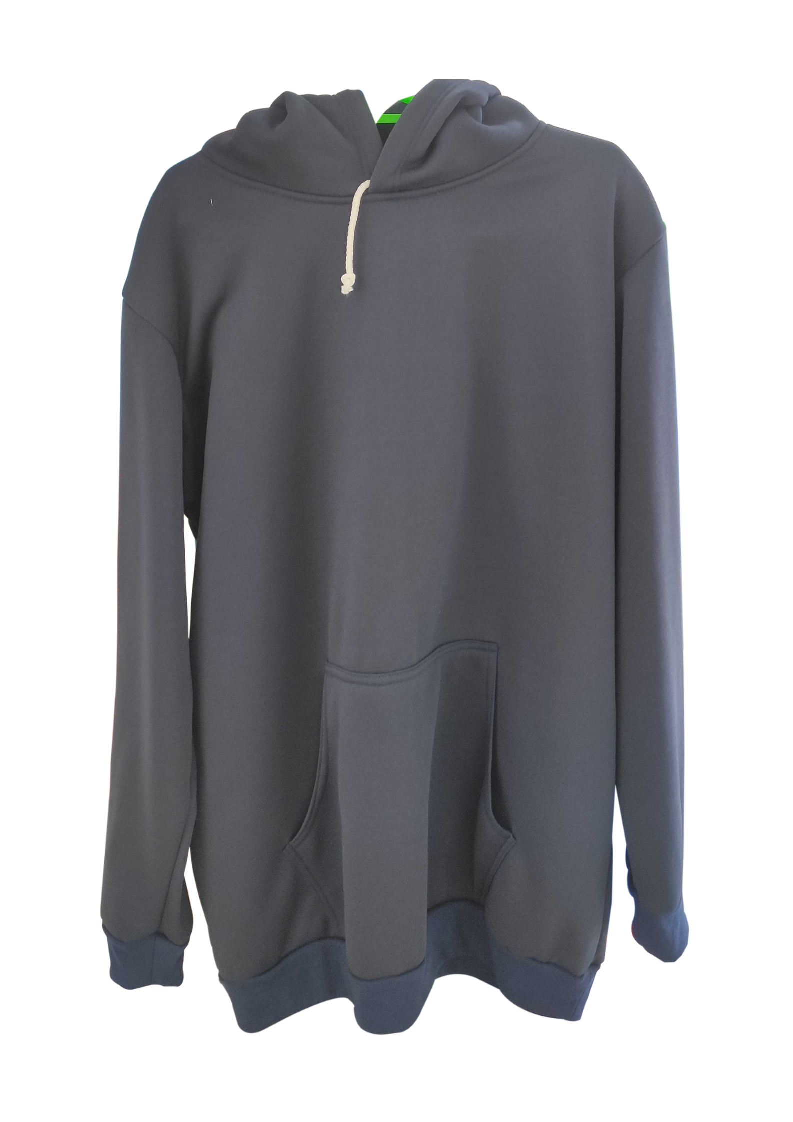 Cotton Brush Hoodie Jacket Navy Blue