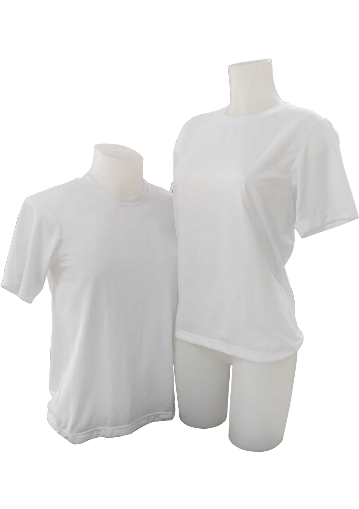Plain T-Shirt Cotton Jersey White
