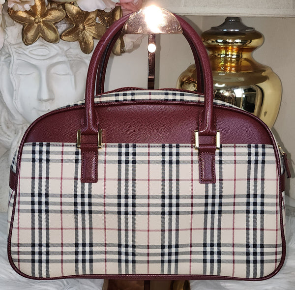 PRELOVED Burberry Checkered Hand Bag