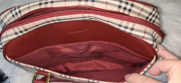 PRELOVED Burberry Checkered Hand Bag