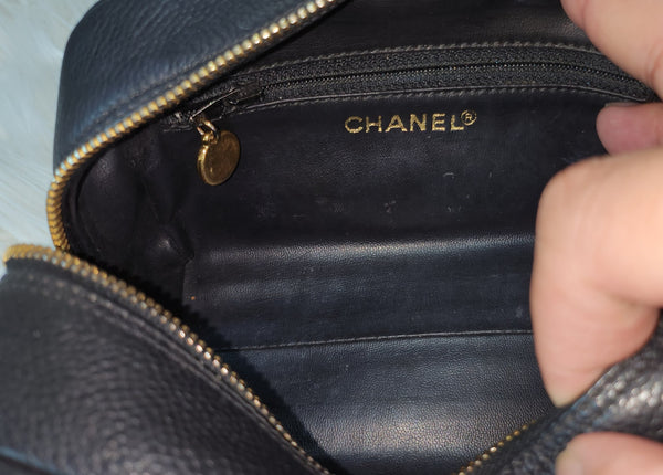 PRELOVED Chanel Toiletries Caviar Leather
