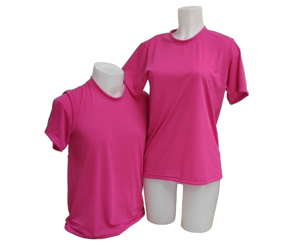 Plain T-Shirt Cotton Jersey Fuchsia