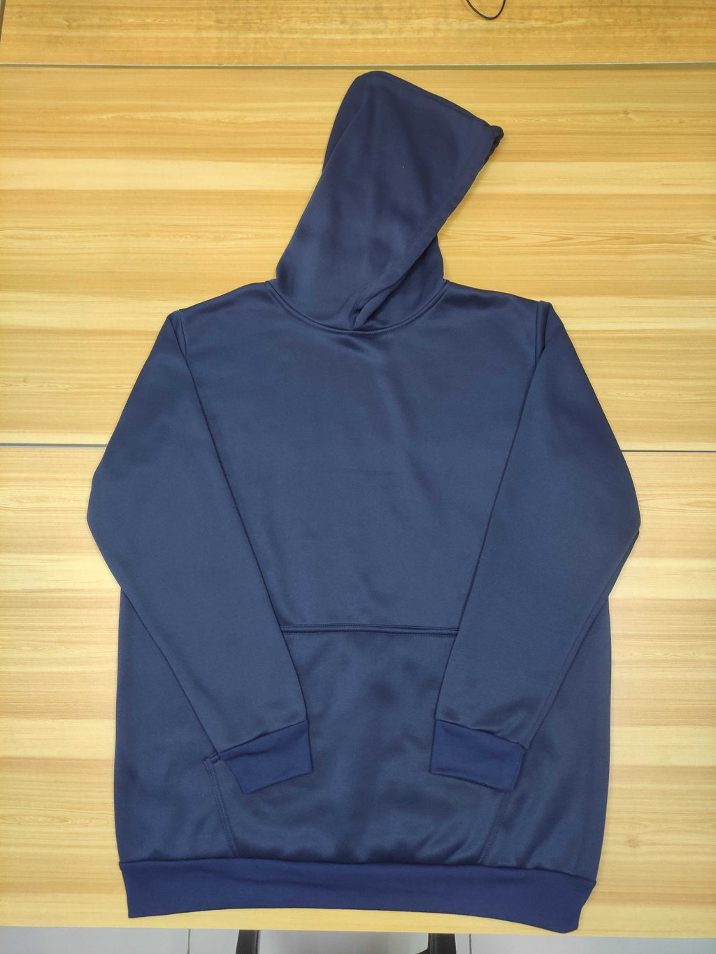 Cotton Brush Hoodie Jacket Navy Blue