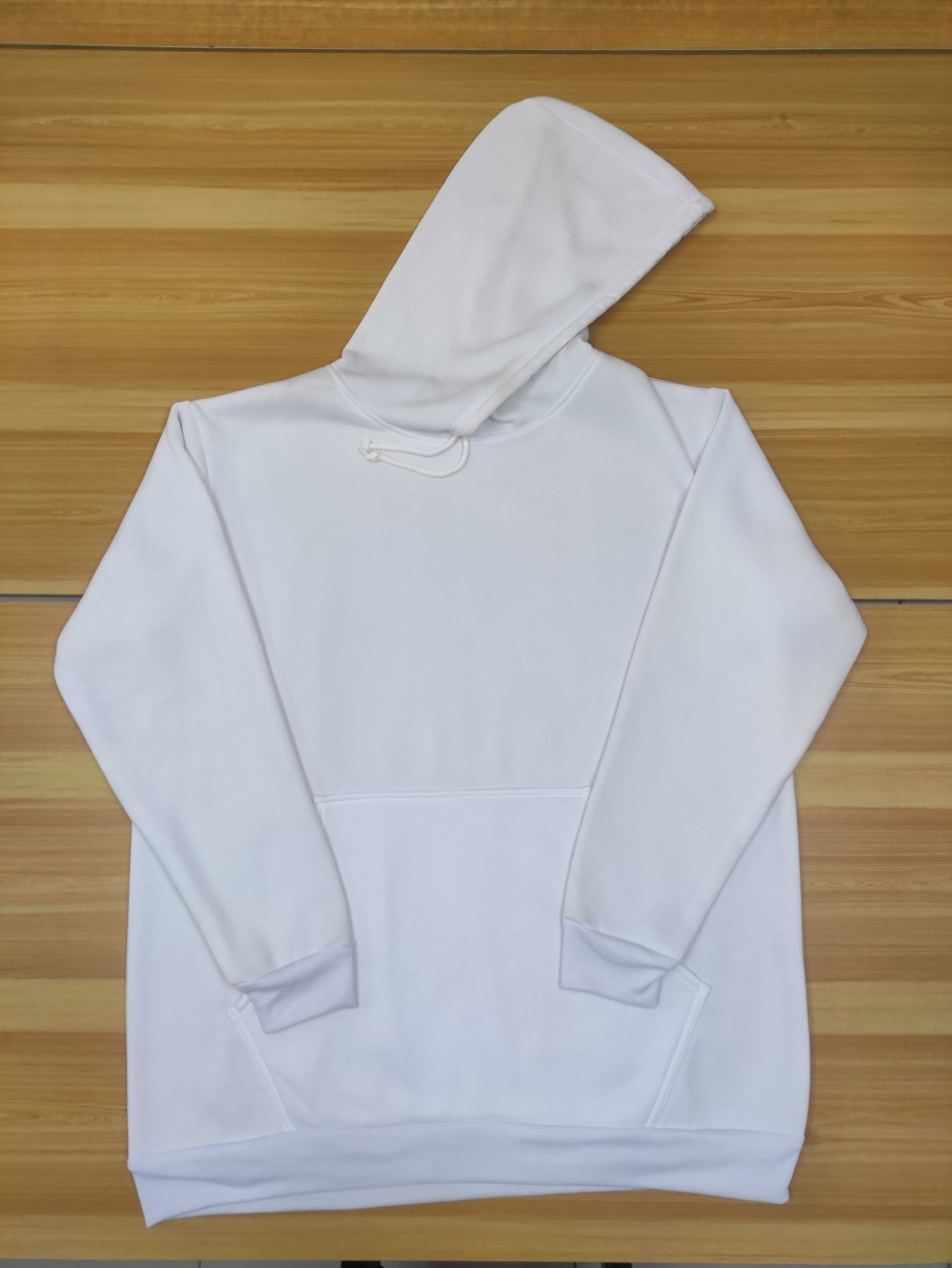 Cotton Brush Hoodie Jacket White