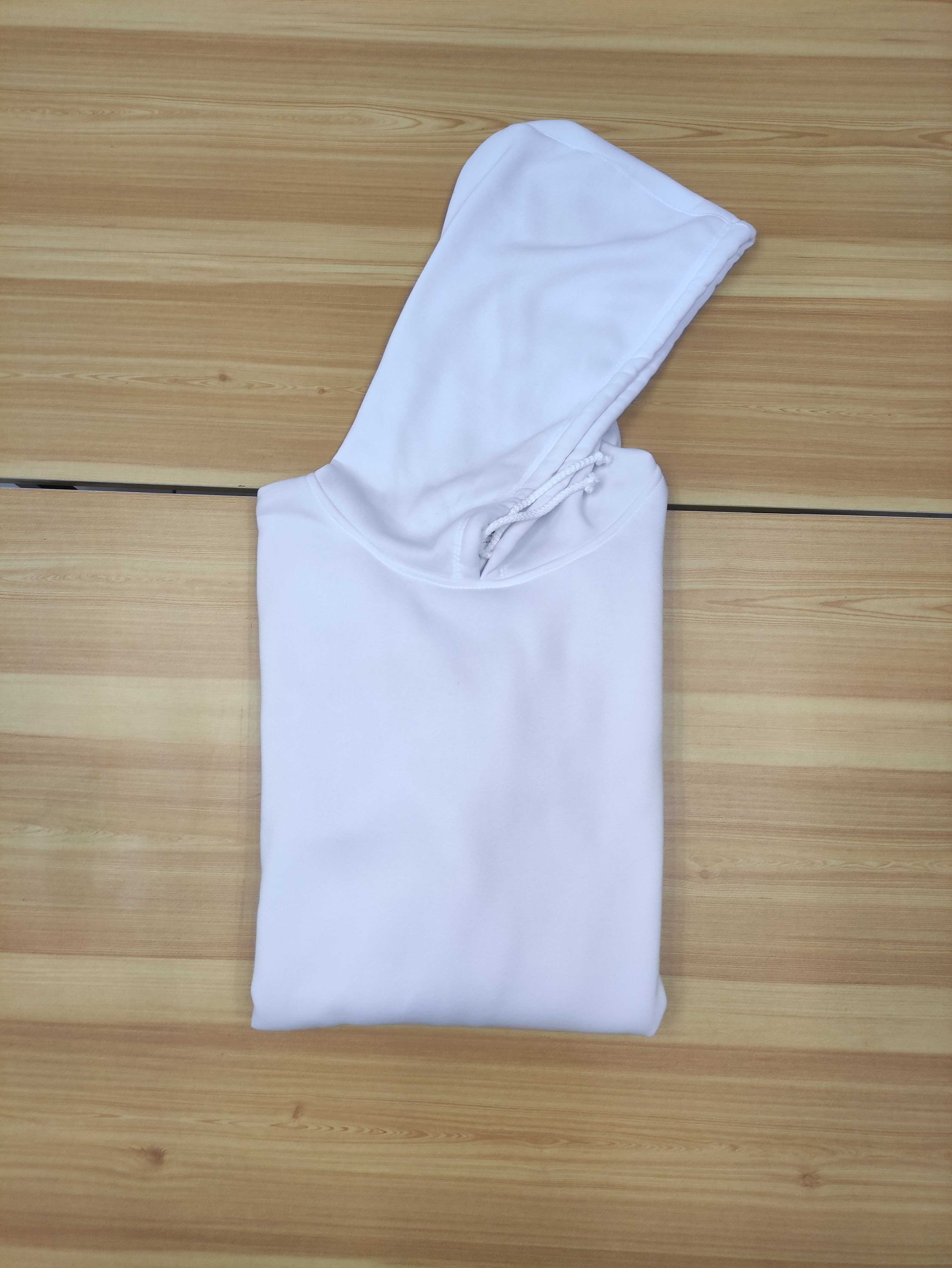 Cotton Brush Hoodie Jacket White