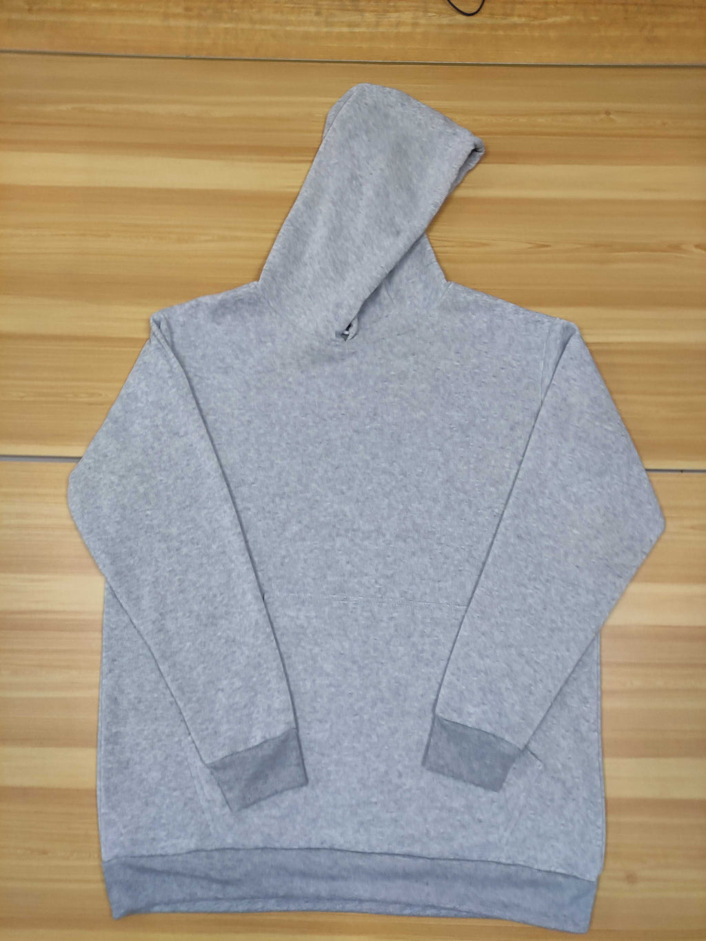 Cotton Brush Hoodie Jacket Light Gray