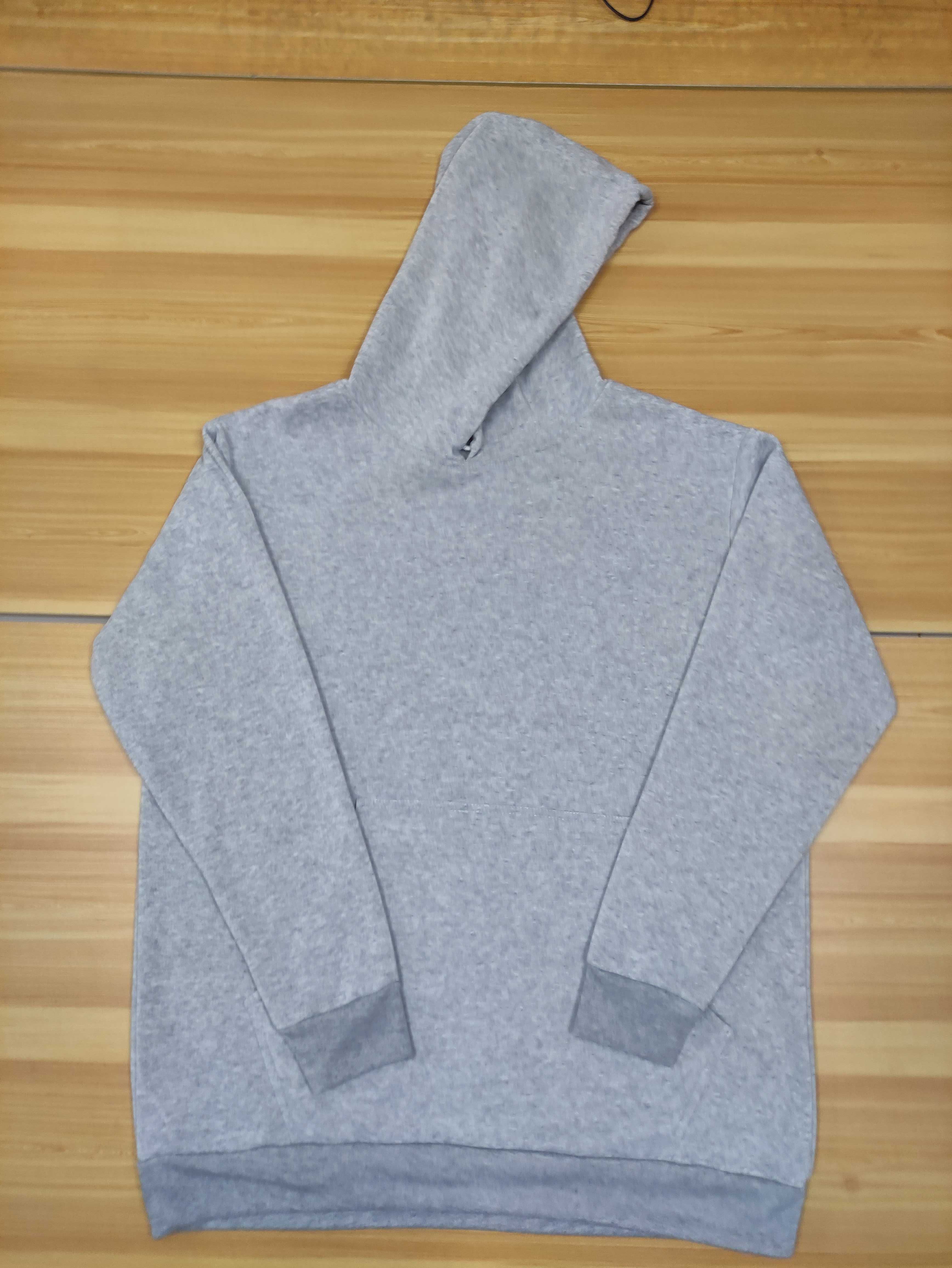 Cotton Brush Hoodie Jacket Light Gray