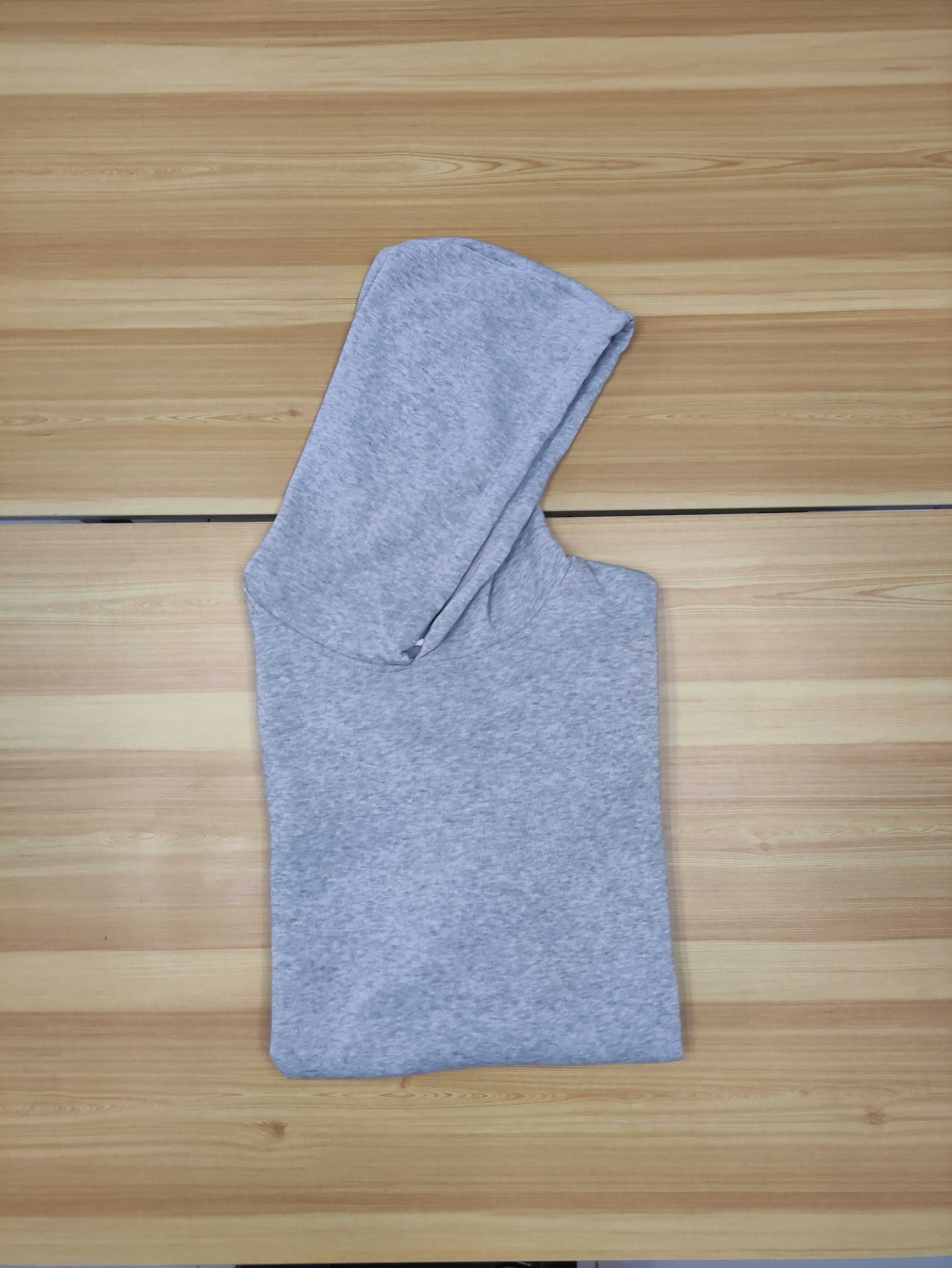 Cotton Brush Hoodie Jacket Light Gray