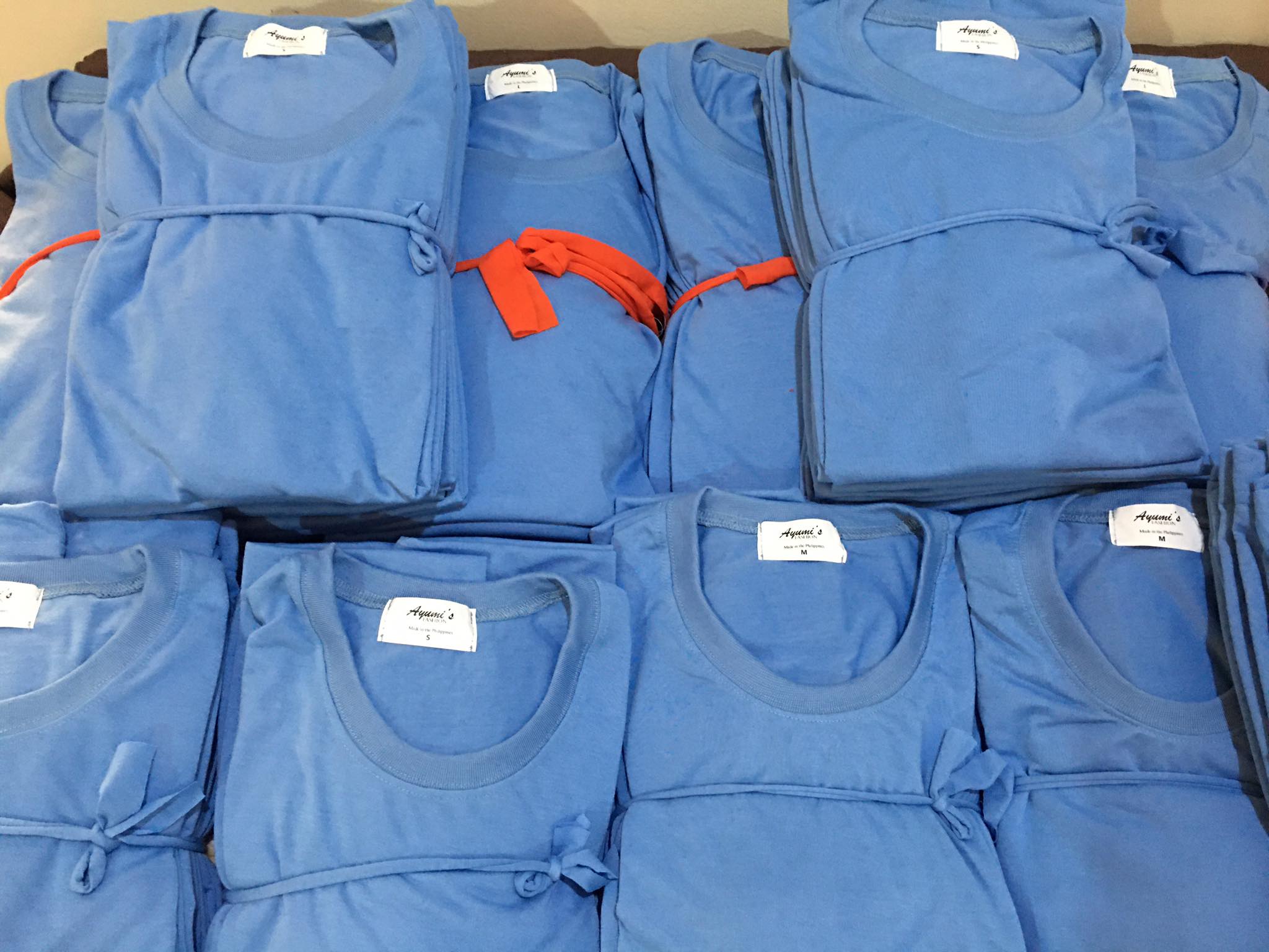Plain T-Shirt Cotton Jersey Sky Blue