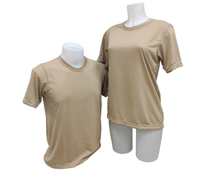 Plain T-shirt Jersey Cotton Khaki
