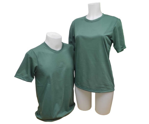 Plain T-Shirt Cotton Jersey Lafayette Green