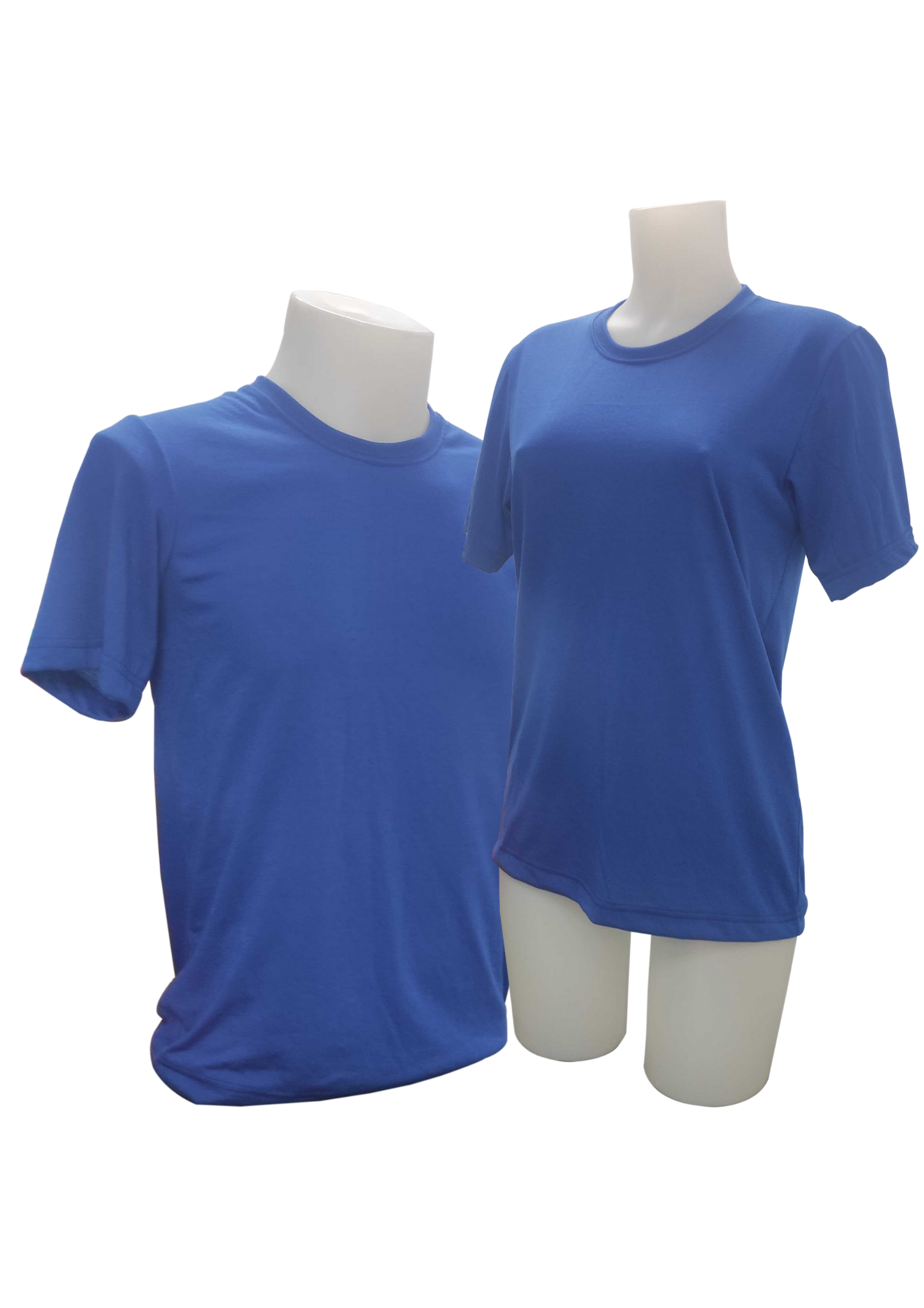 Plain T-Shirt Cotton Jersey Ocean Blue