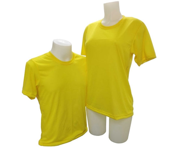 Plain T-Shirt Cotton Jersey Pine Apple Yellow