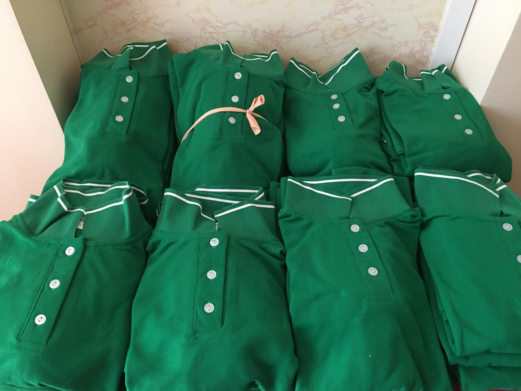 Standard Polo Shirt Female Emerald Green