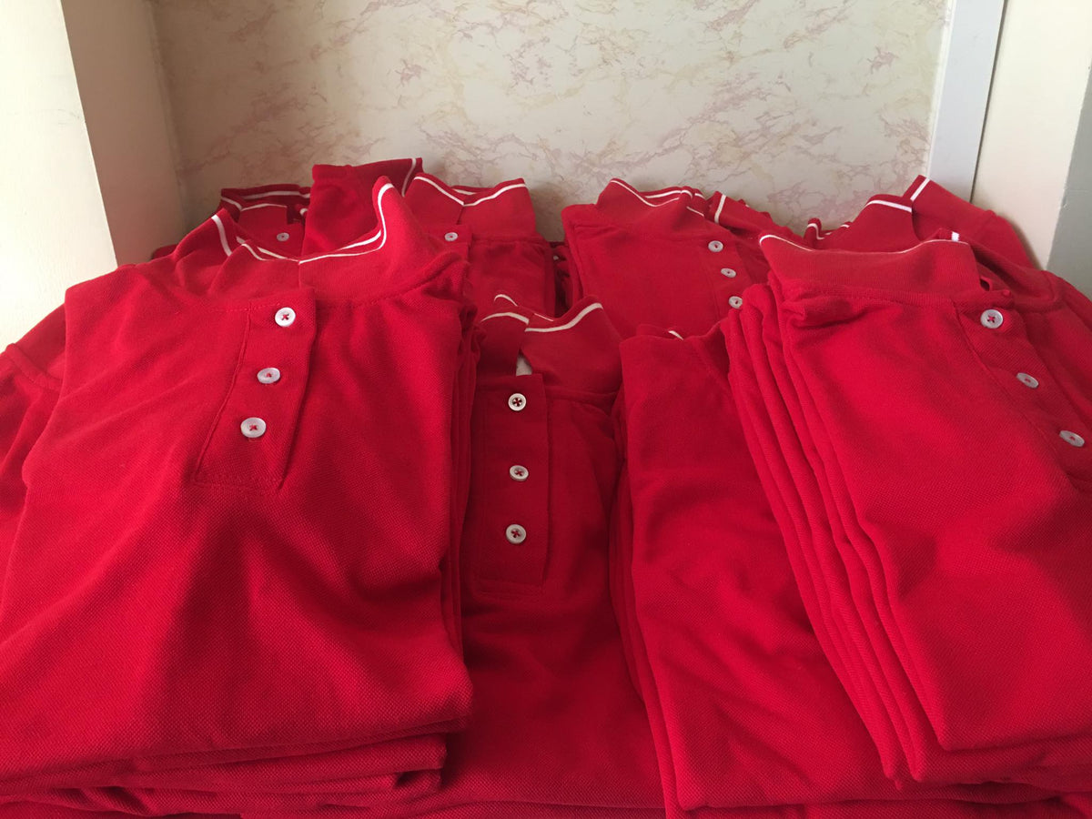 Standard Polo Shirt Female Red