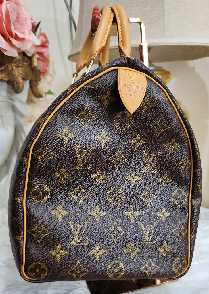 Preloved Louis Vuitton Speedy 35 Monogram Bag SP0948 031123 – KimmieBBags  LLC