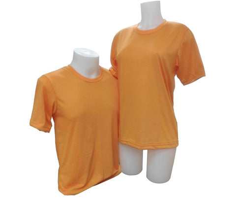 Plain T-shirt Cotton Jersey Apricot