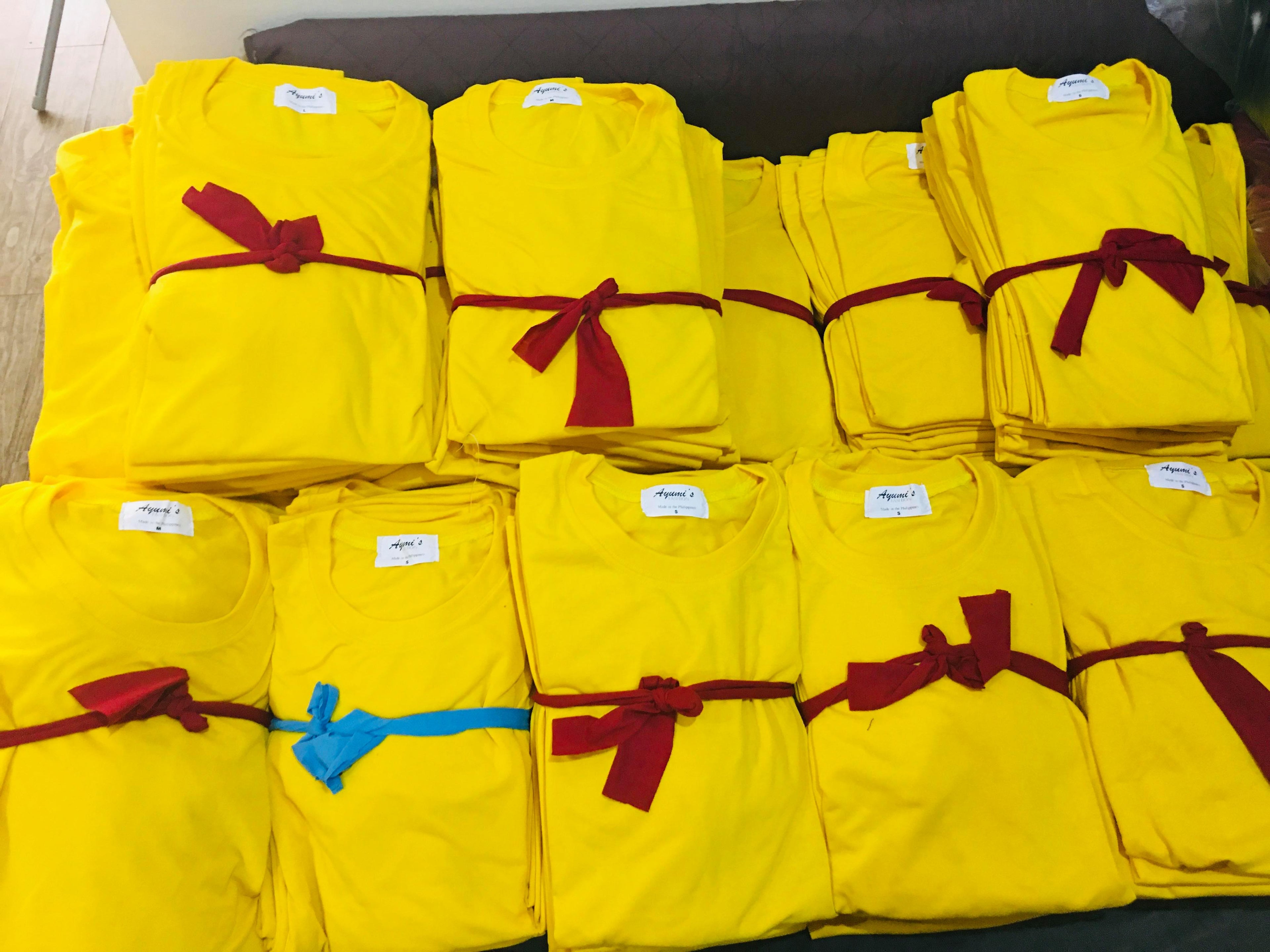 Plain T-Shirt Cotton Jersey Sunny Yellow