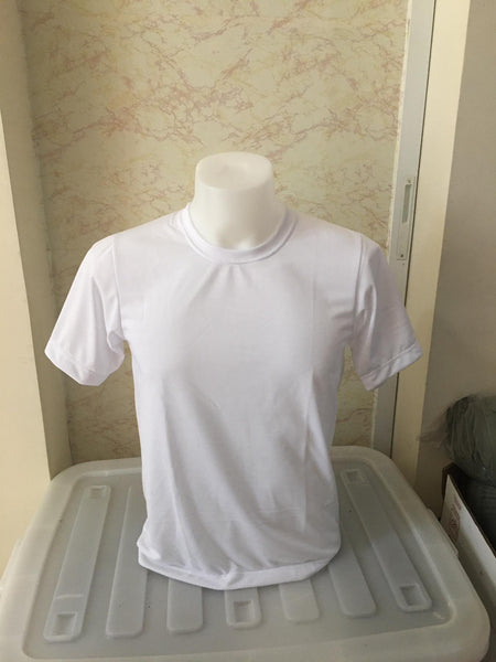 Plain T-Shirt Cotton Jersey White