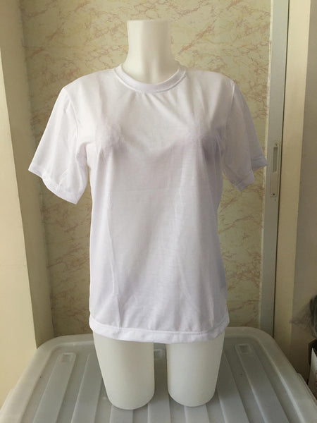 Plain T-Shirt Cotton Jersey White